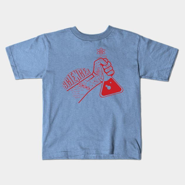 Science! Kids T-Shirt by ArtemisHounds